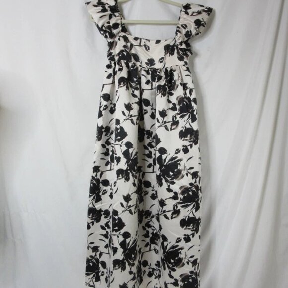 NWT Future Collective Ankle Length Black Floral Puff Size XXL - Picture 4 of 5